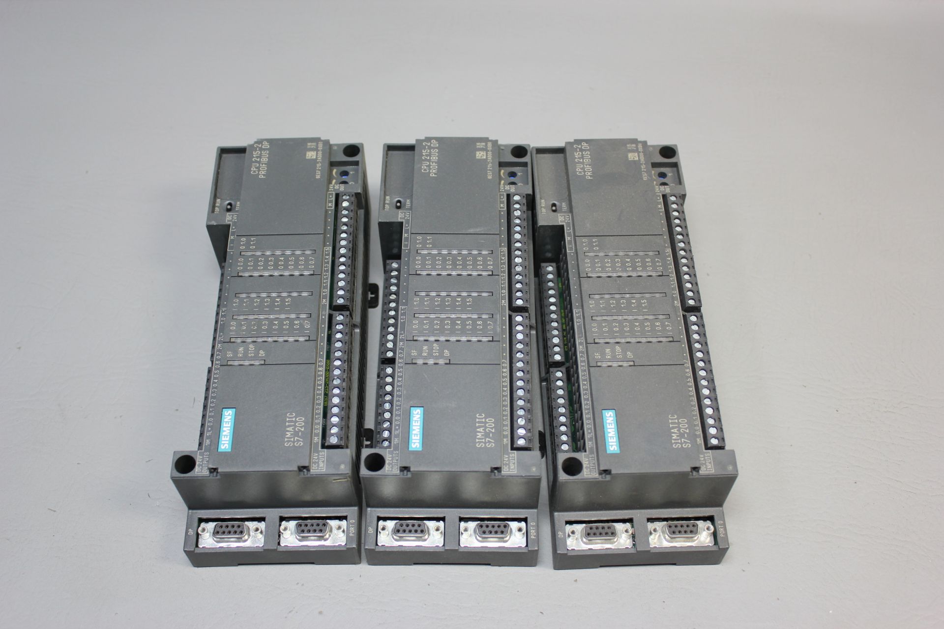 LOT OF 3 SIEMENS SIMATIC S7-200 CPU MODULES - Image 2 of 4