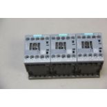 3 UNSUED SIEMENS SIRIUS CONTACTORS