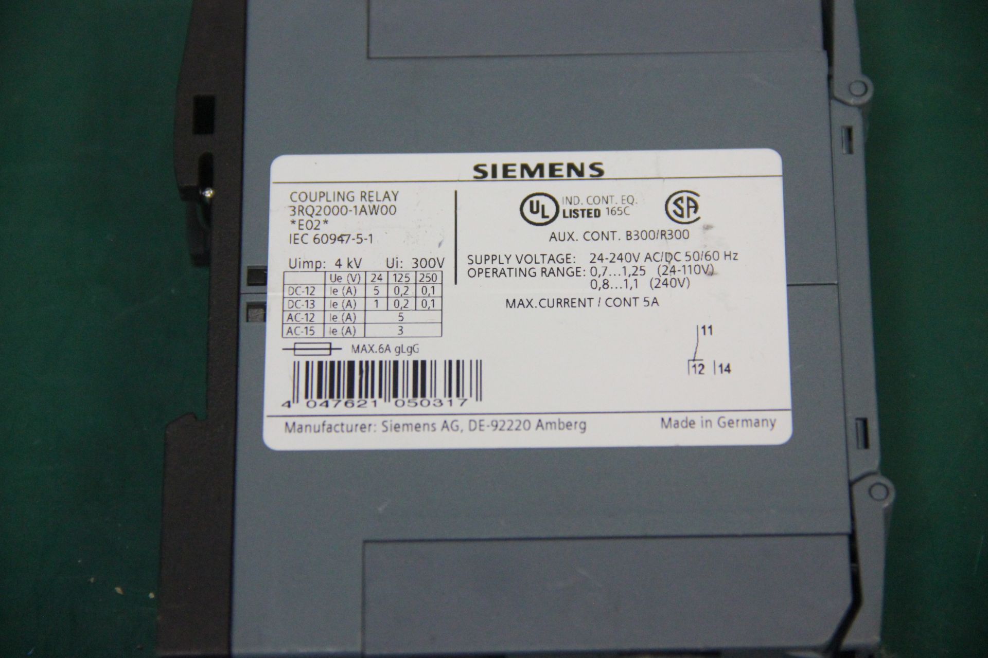 SIEMENS COUPLING RELAY - Image 2 of 3