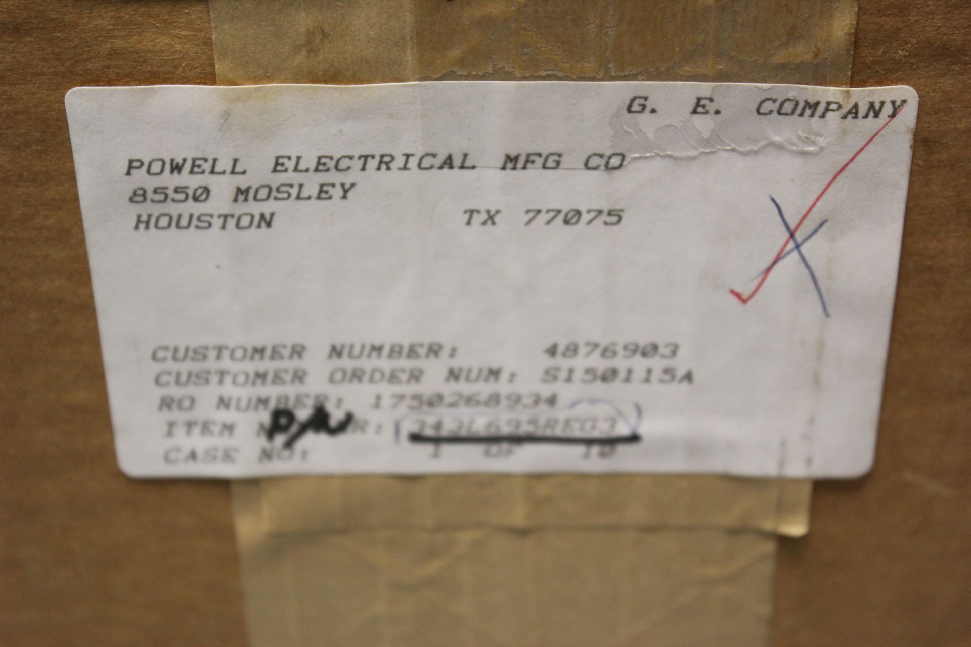 NEW GENERAL ELECTRIC QMR SWITCH - Image 2 of 4