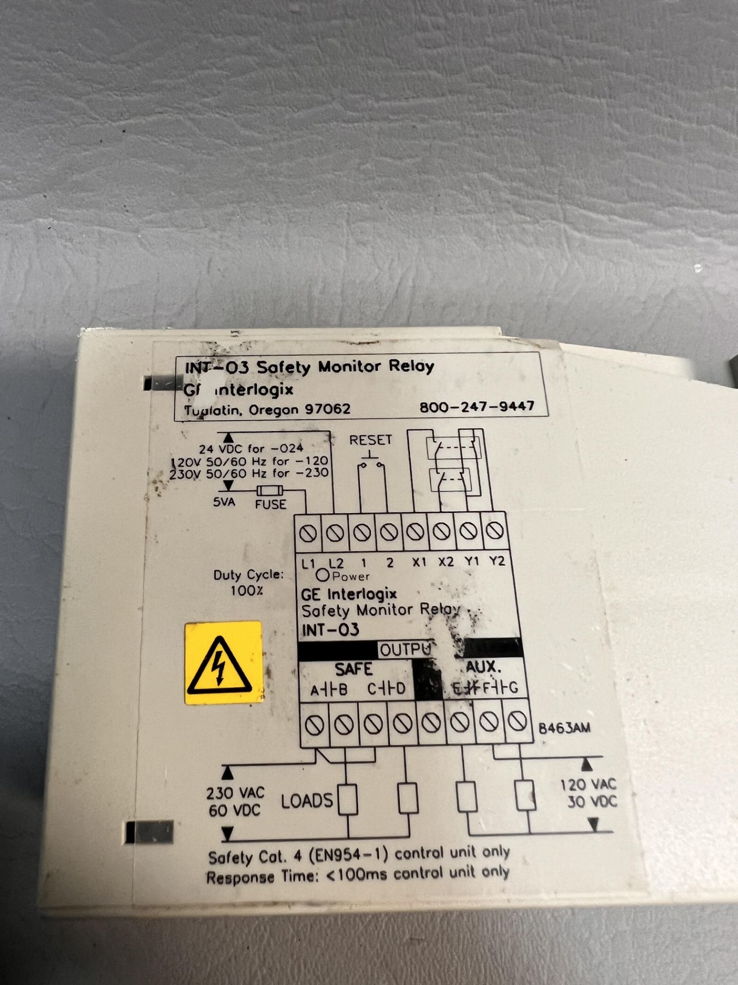 GE Safety Monitor Relay - Image 2 of 4