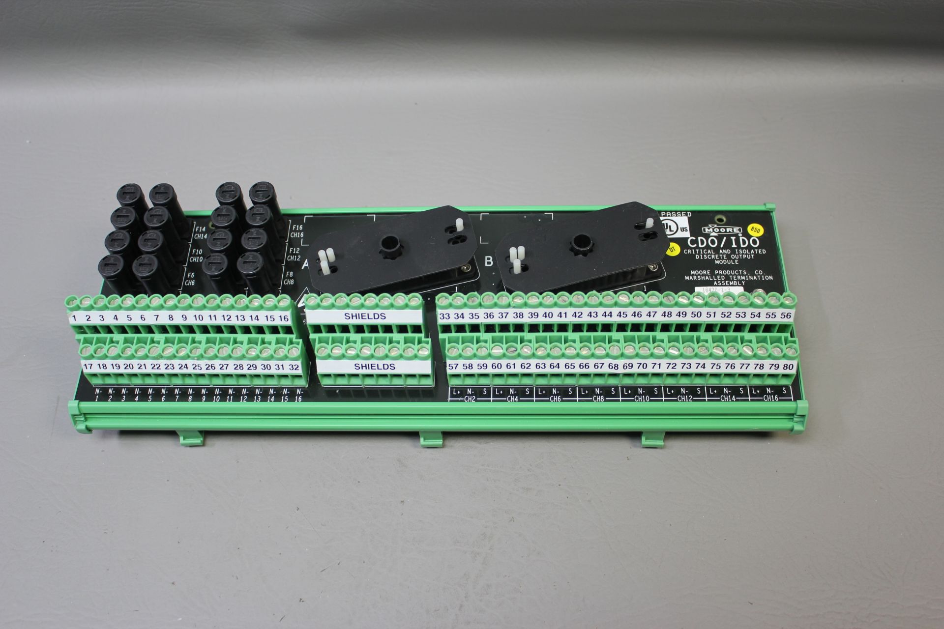 UNUSED MOORE CRITICAL & ISOLATED DISCRETE OUTPUT MODULE