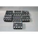 LOT OF 7 SIEMENS 200A CIRCUIT BREAKERS