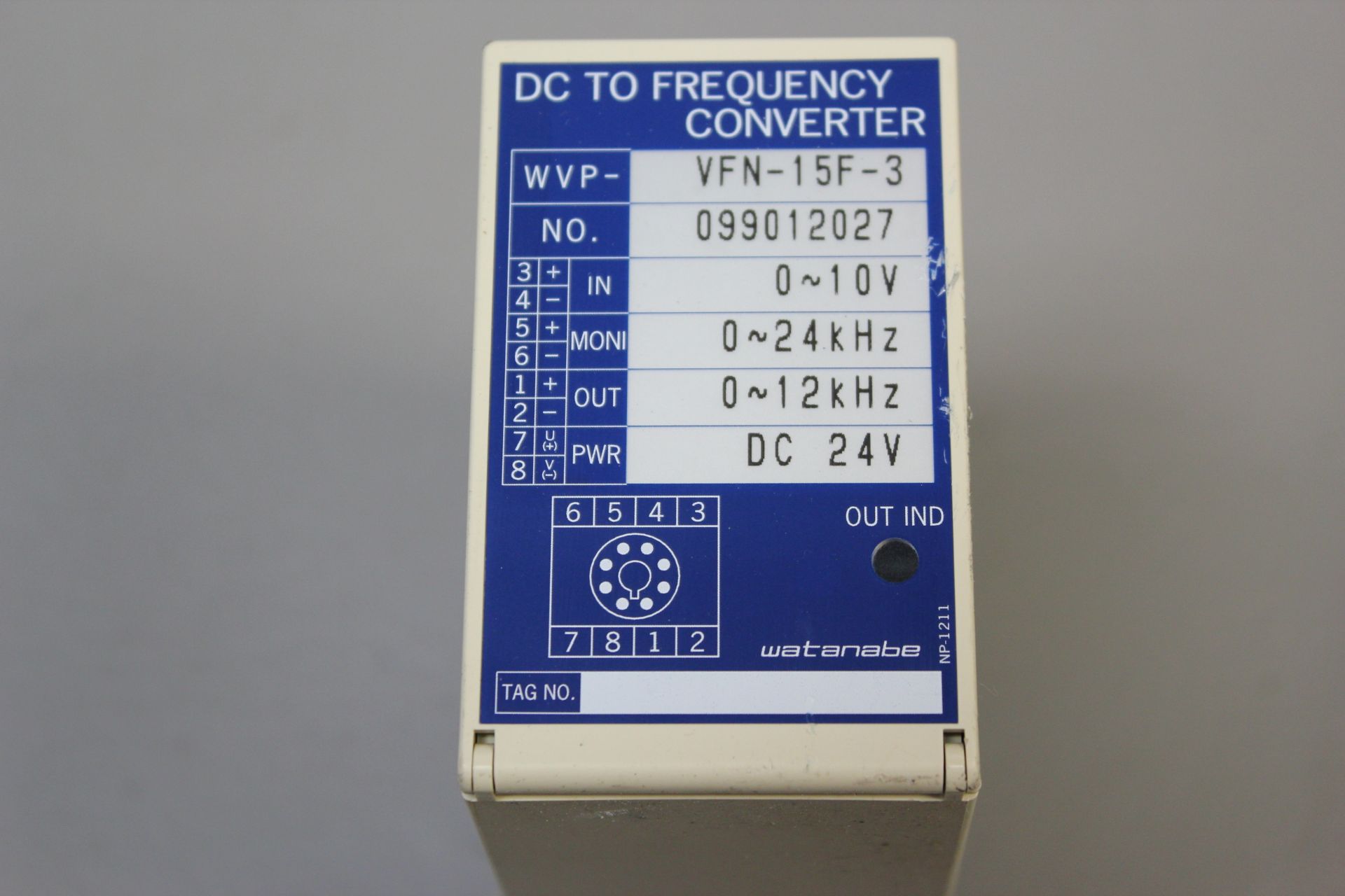 WATANABE DC TO FREQUENCY CONVERTER - Image 3 of 3