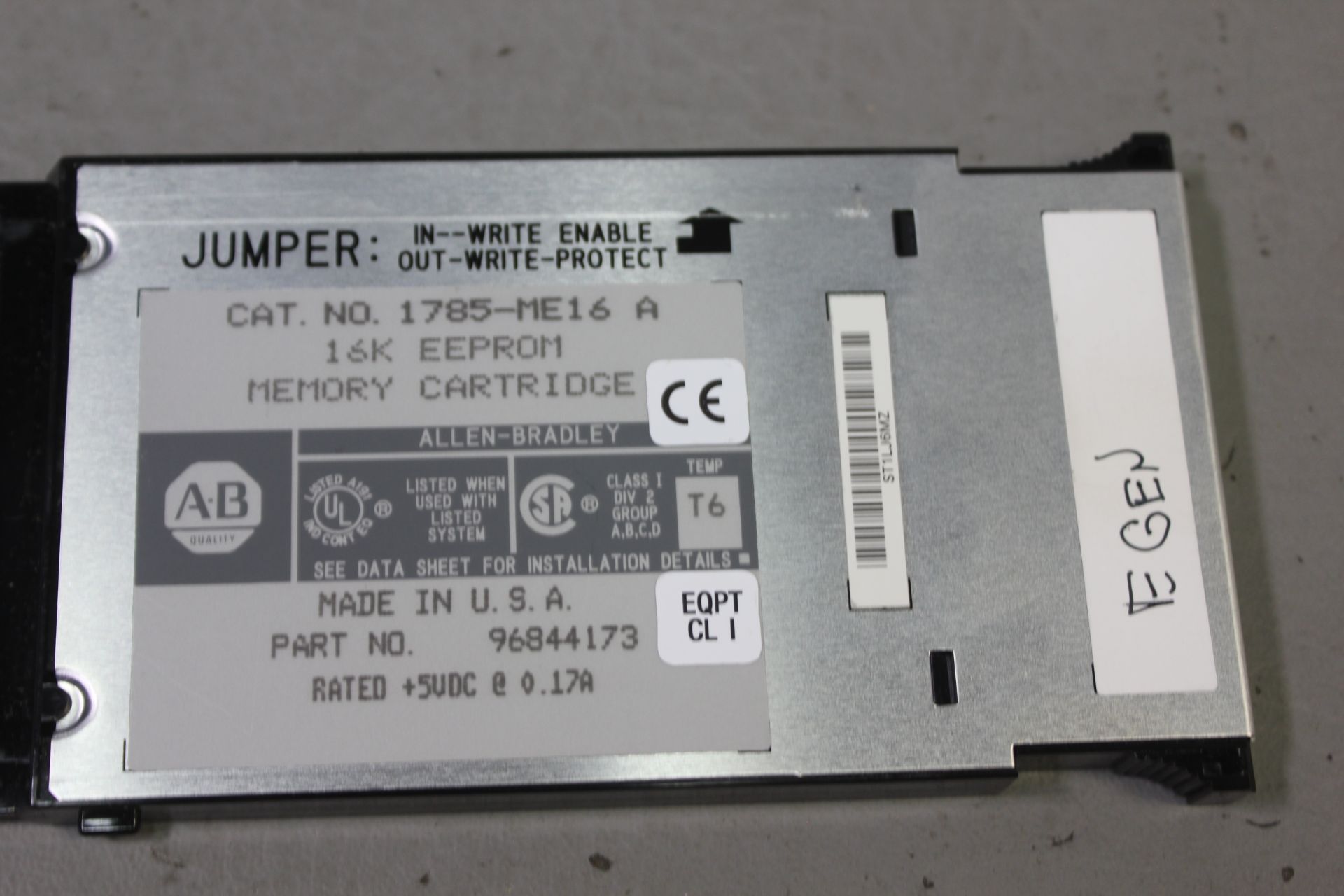 ALLEN BRADLEY 1785 PROCESSOR EEPROM MEMORY CARTRIDGE