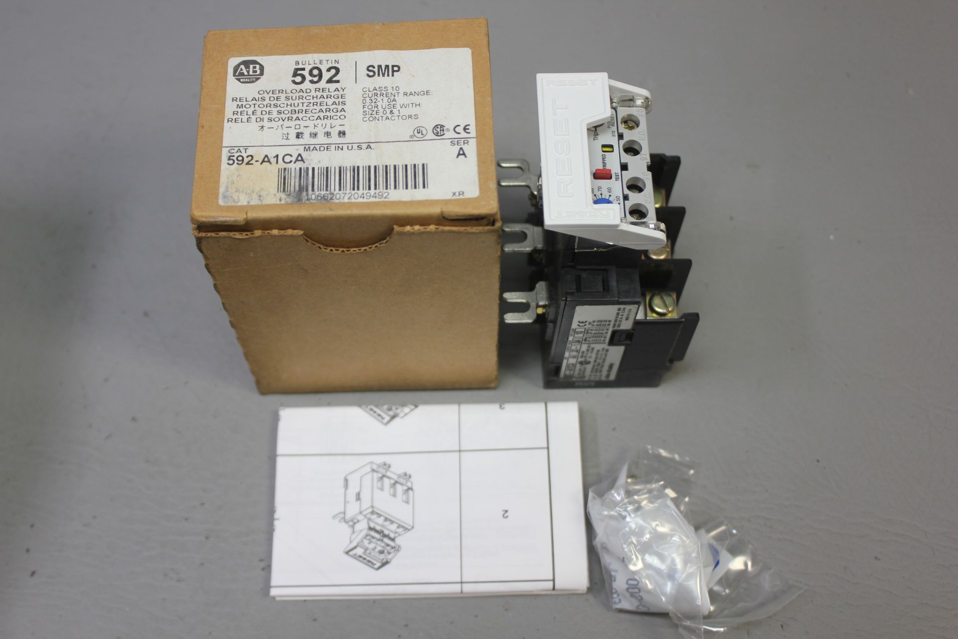 NEW ALLEN BRADLEY OVERLOAD RELAY