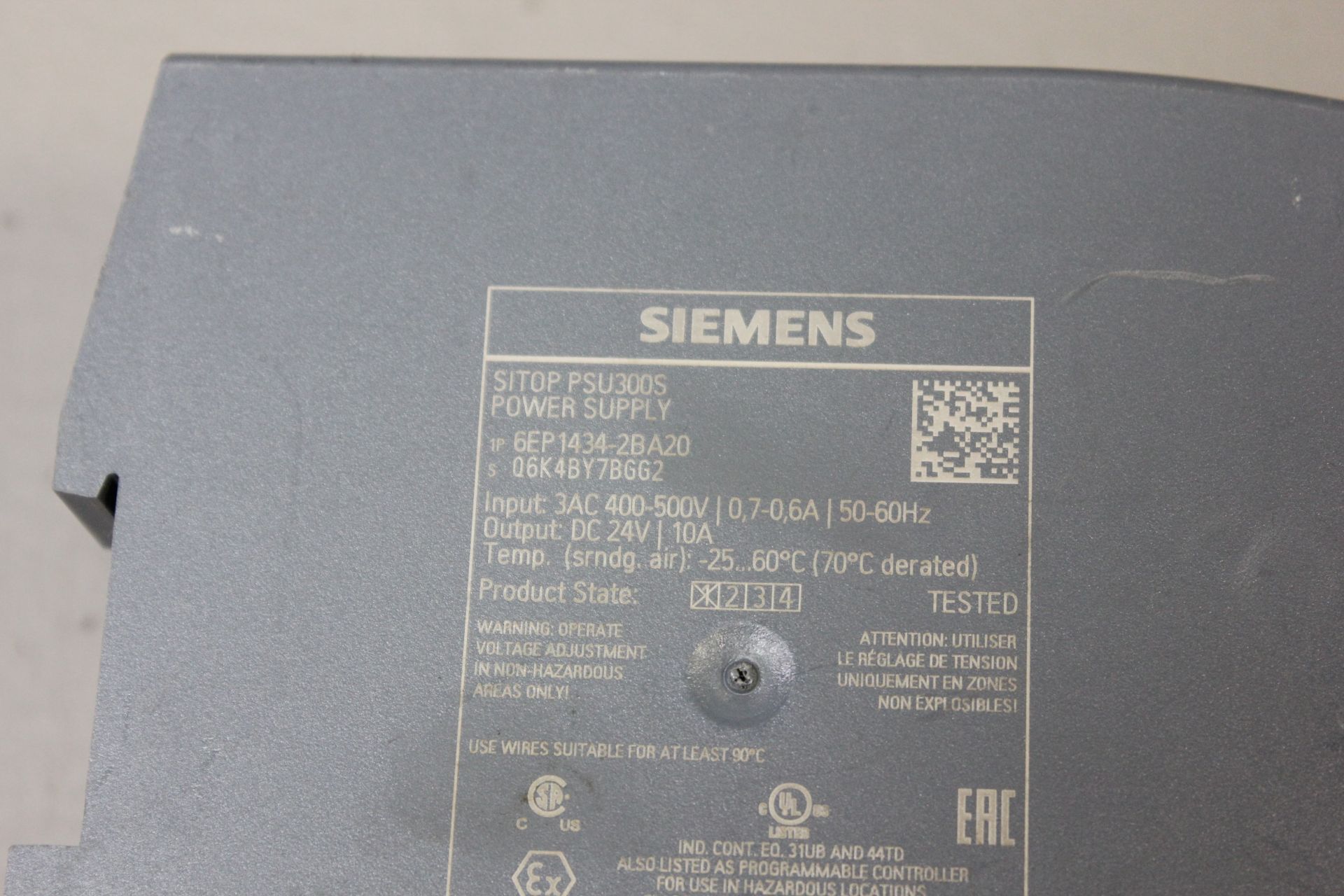 SIEMENS SITOP POWER SUPPLY - Image 3 of 3