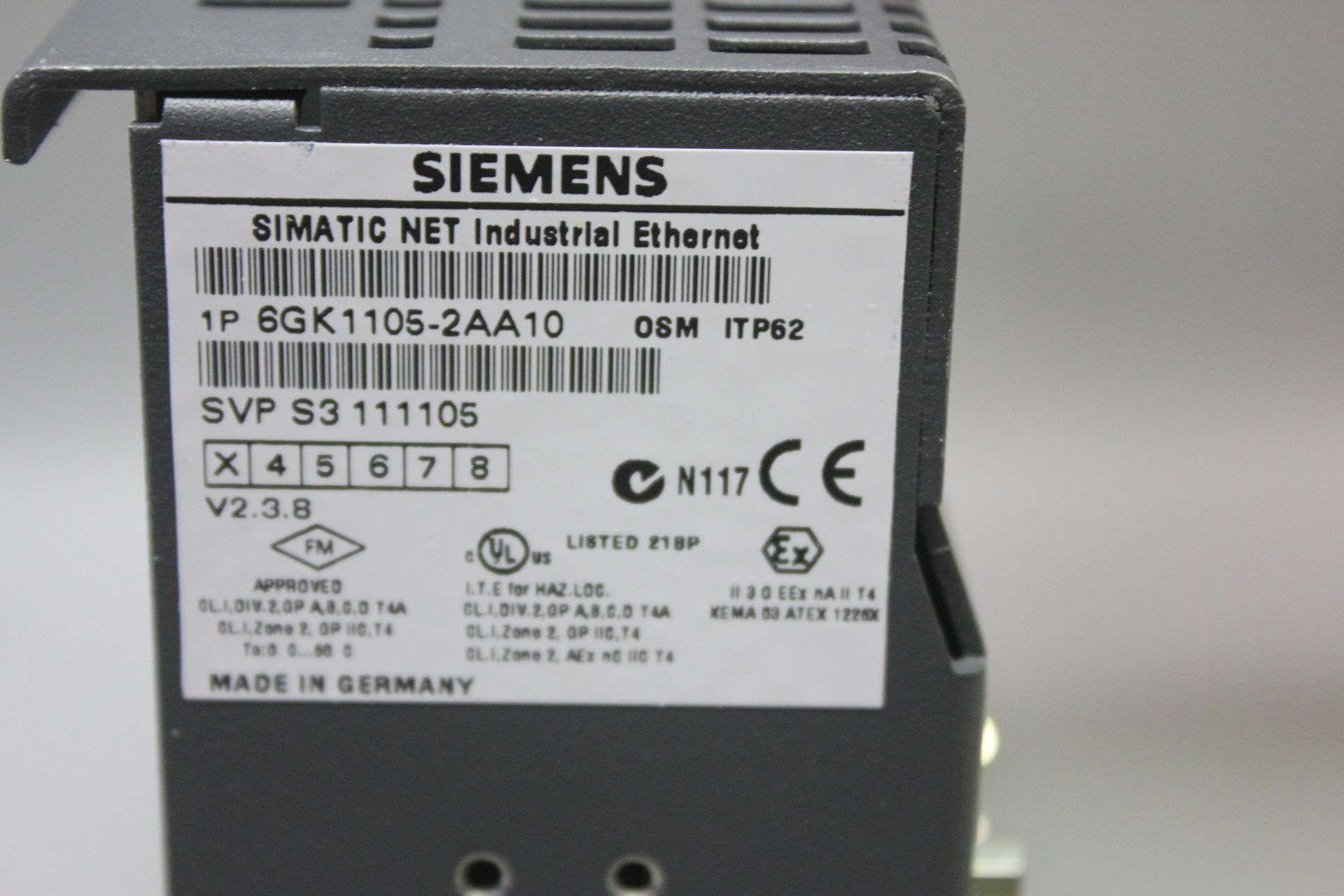 SIEMENS SIMATIC NET INDUSTRIAL ETHERNET OSM ITP62 MODULE - Image 4 of 5