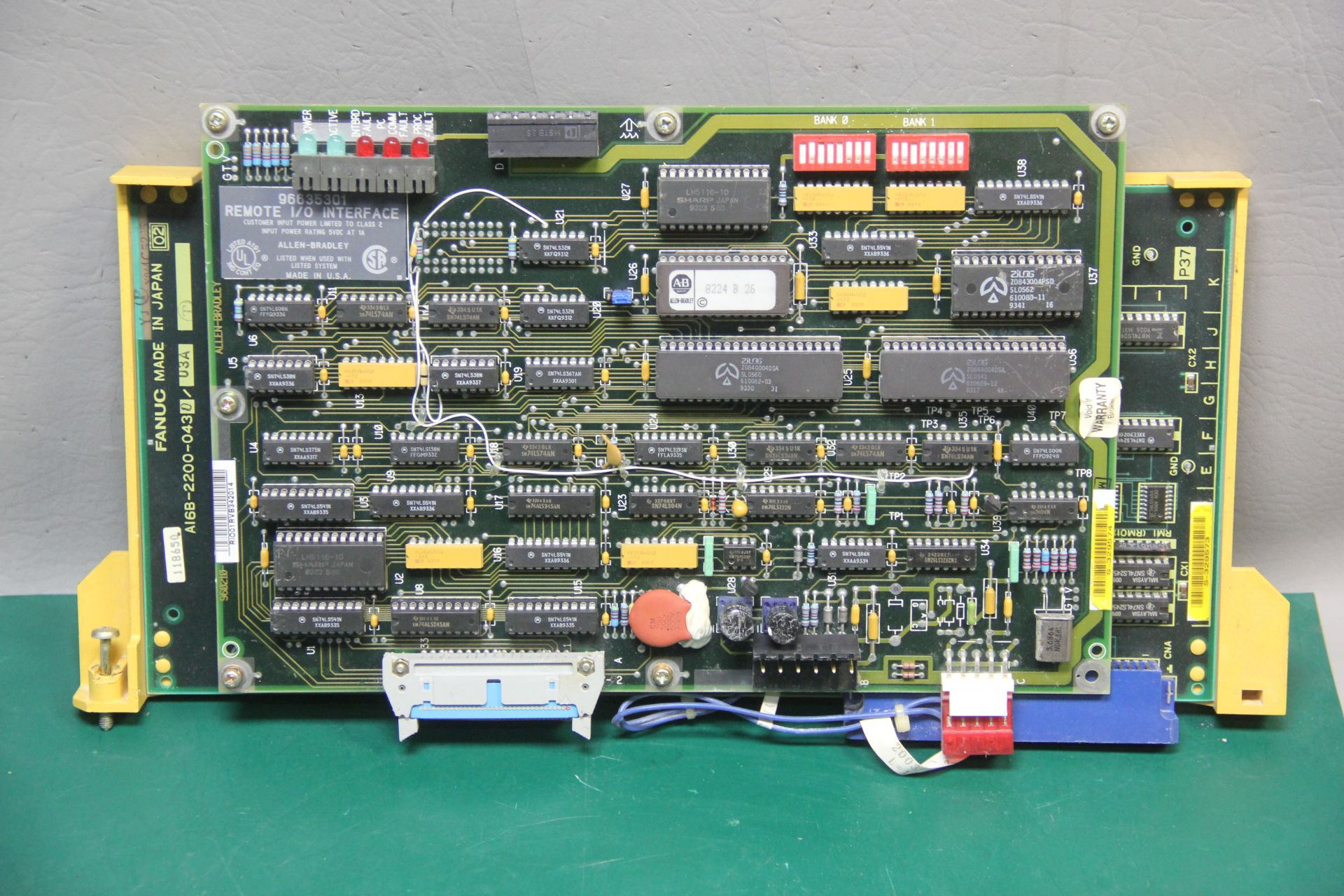 FANUC CONTROL BOARD W/ ALLEN BRADLEY REMOTE I/O INTERFACE - Image 2 of 4