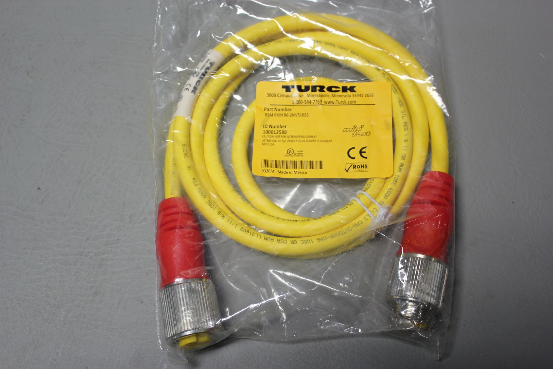 NEW TURCK CABLE ASSEMBLY