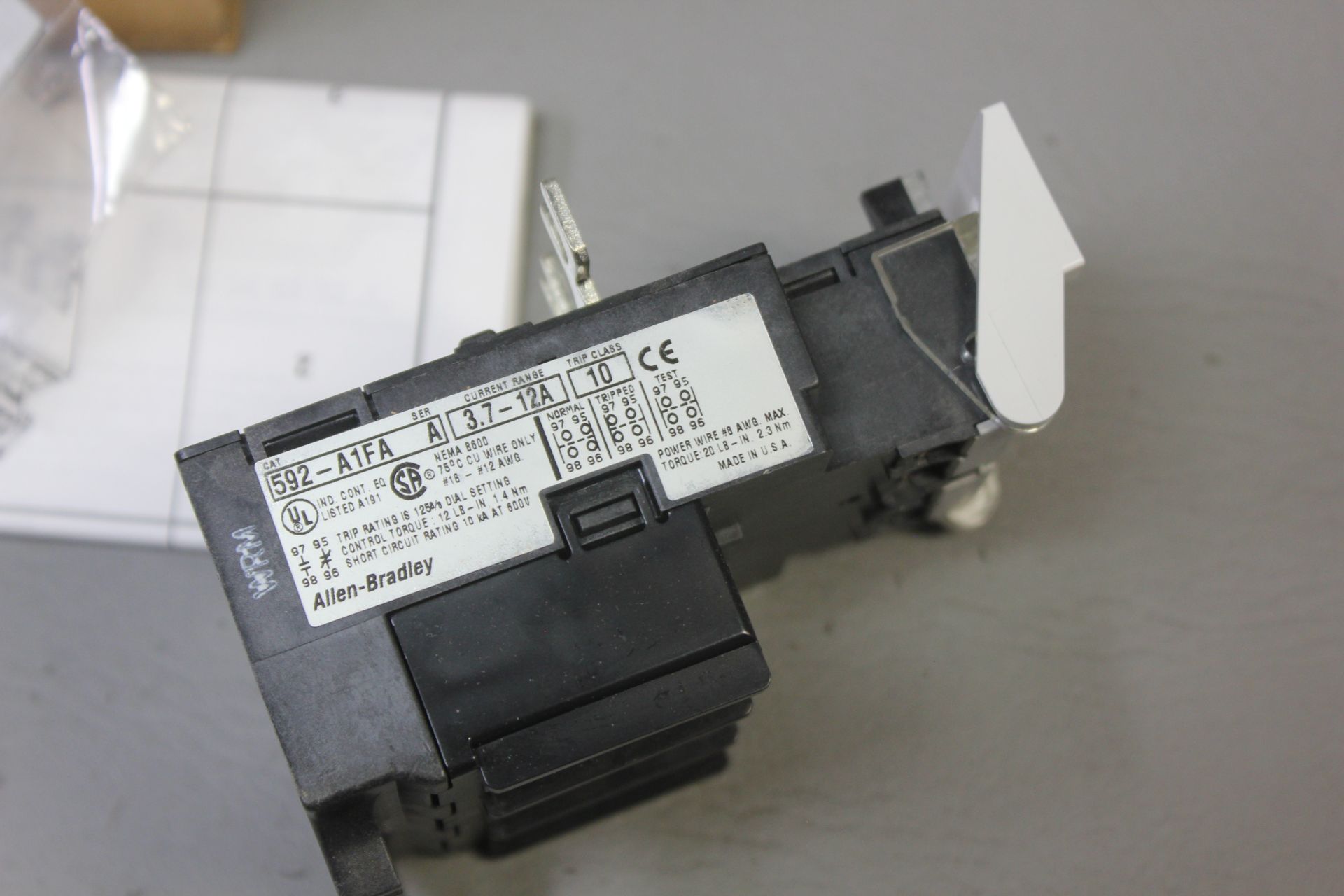 NEW ALLEN BRADLEY OVERLOAD RELAY - Image 2 of 2