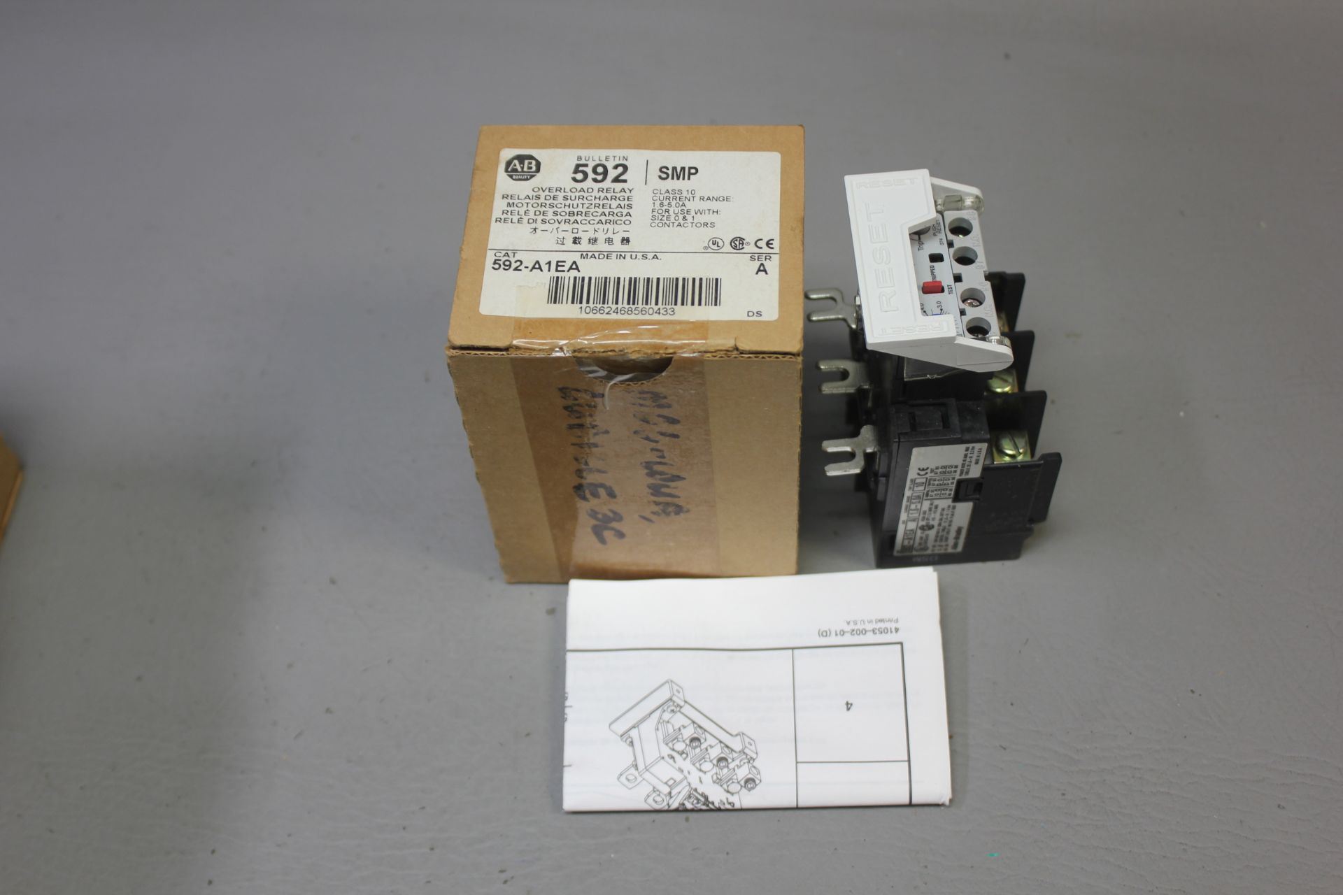 NEW ALLEN BRADLEY OVERLOAD RELAY