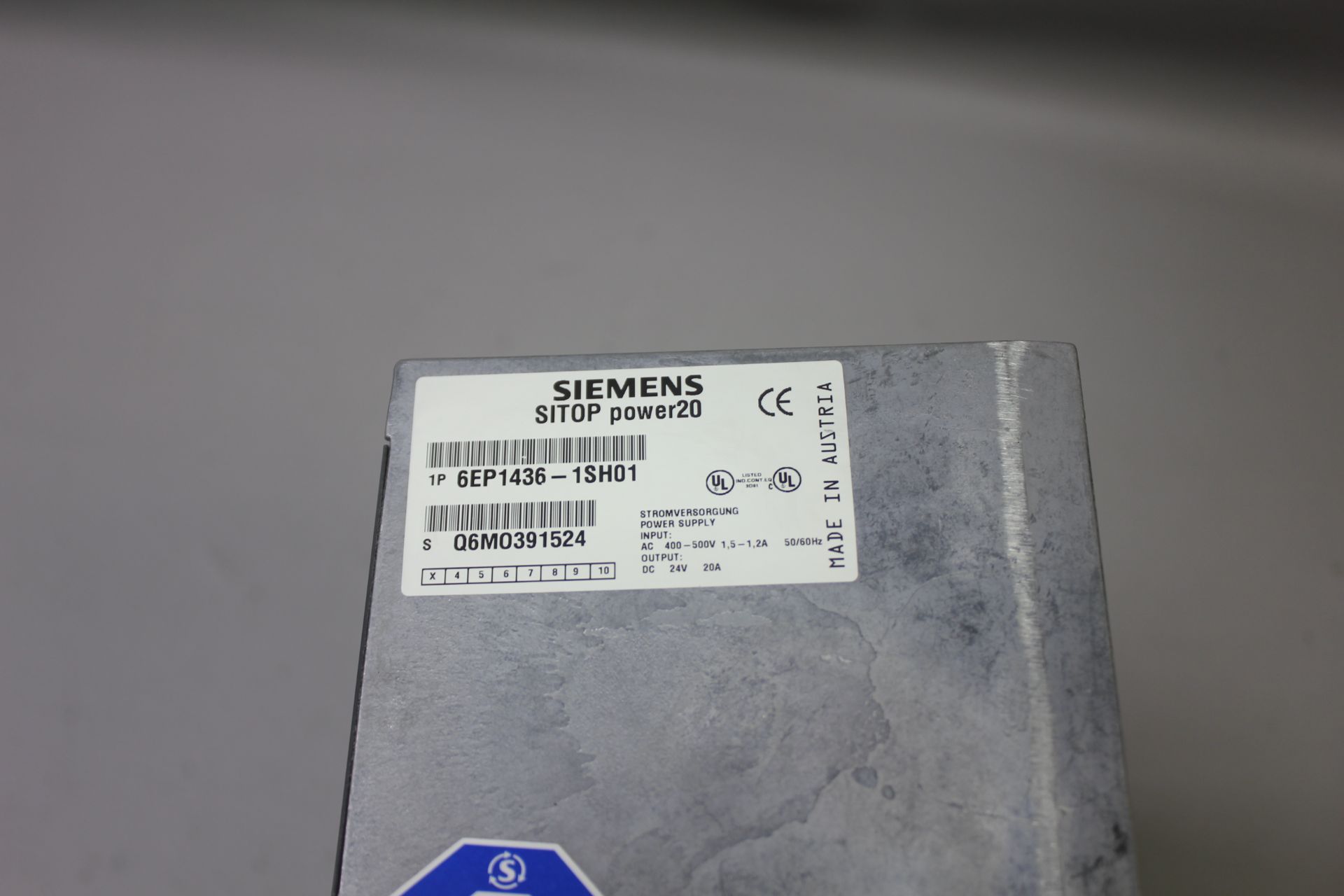 SIEMENS SITOP POWER20 POWER SUPPLY - Image 4 of 4