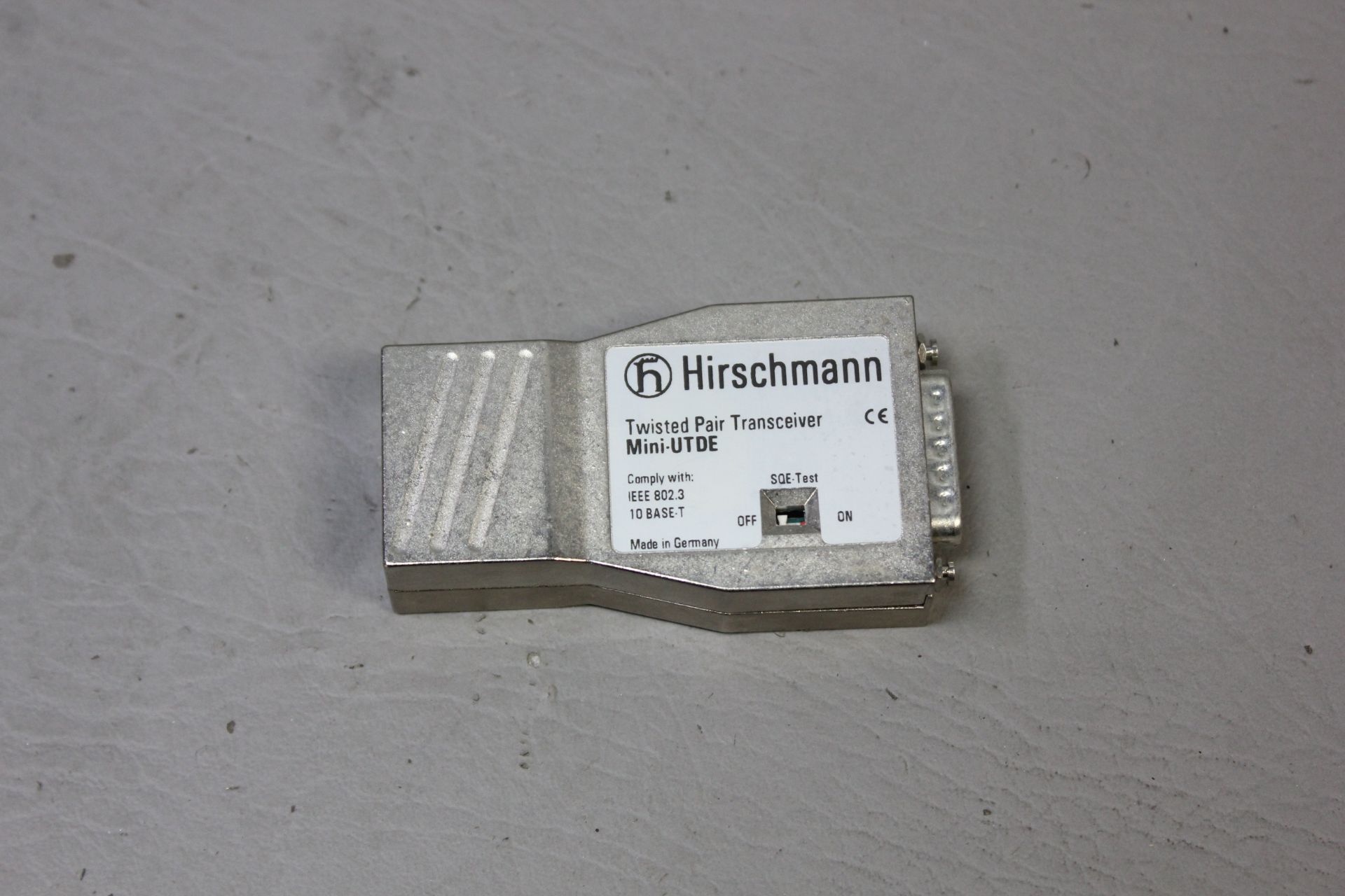 HIRSCHMANN TWISTED PAIR TRANSCEIVER FOR 1785 ALLEN BRADLEY CPU