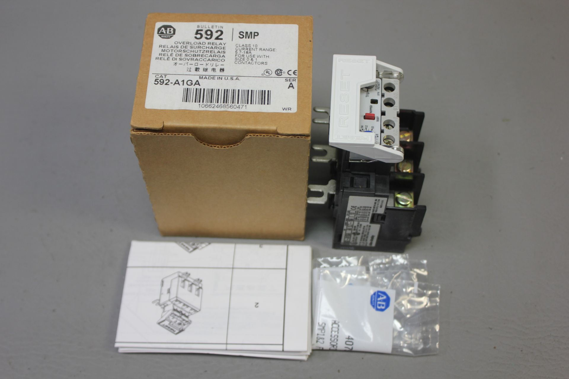 NEW ALLEN BRADLEY OVERLOAD RELAY