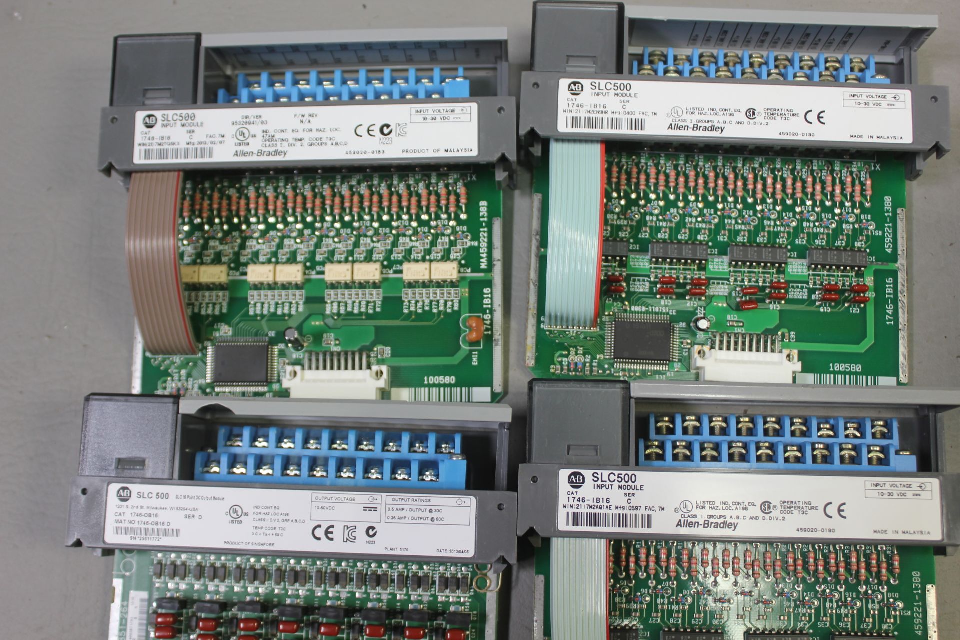 ALLEN BRADLEY 7 SLOT PLC CHASSIS WITH MODULES - Image 8 of 10