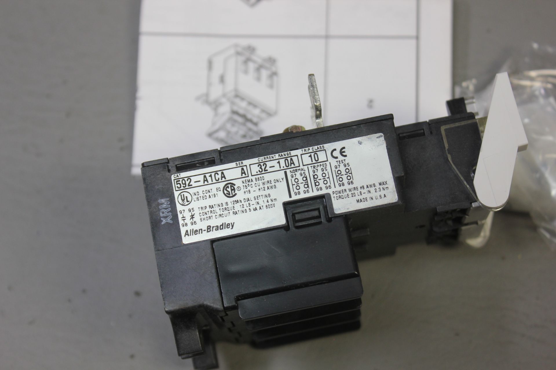 NEW ALLEN BRADLEY OVERLOAD RELAY - Image 2 of 2