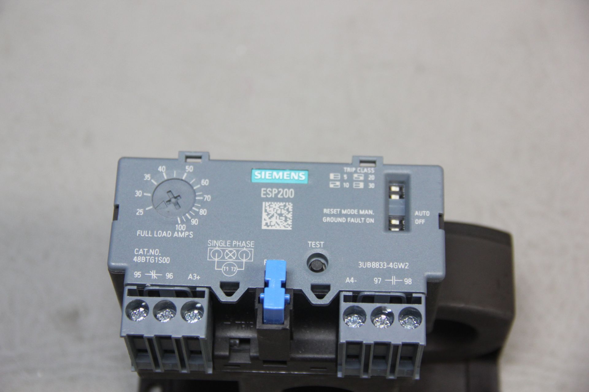 UNUSED SIEMENS SOLID STATE OVERLOAD RELAY - Image 3 of 4