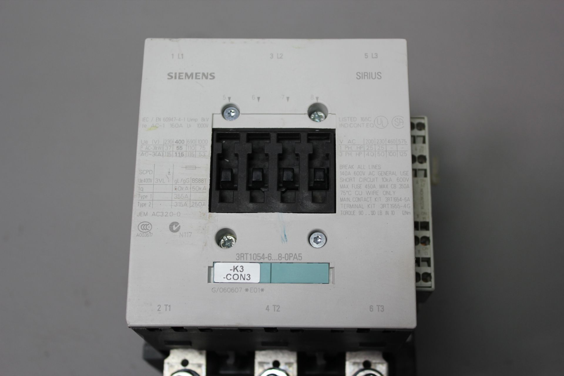 SIEMENS CONTACTOR - Image 2 of 4