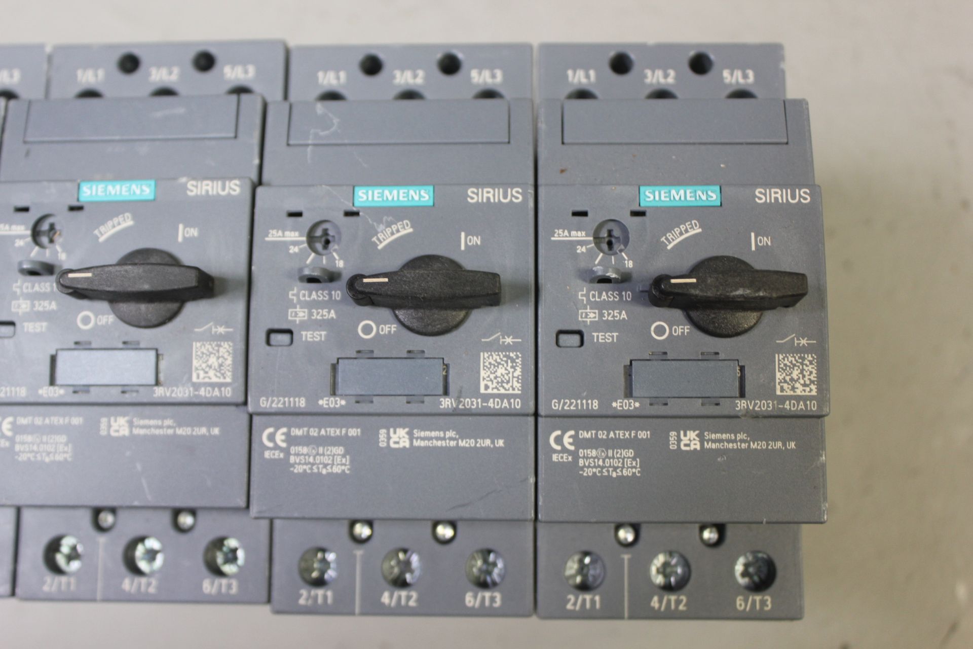 LOT OF 4 SIEMENS SIZE S2 MOTOR PROTECTION CIRCUIT BREAKERS - Image 4 of 5