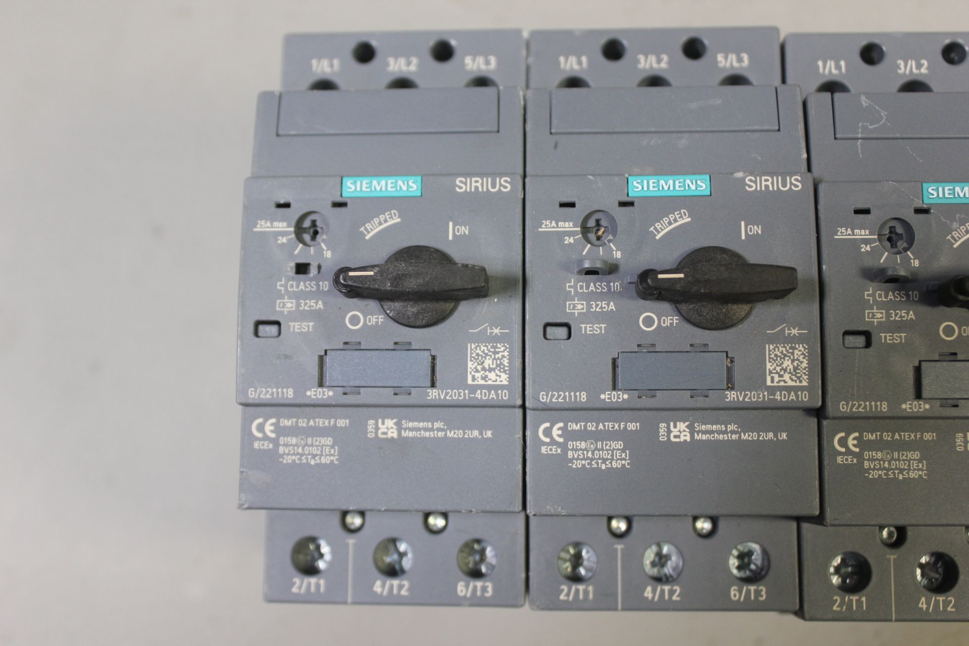 LOT OF 4 SIEMENS SIZE S2 MOTOR PROTECTION CIRCUIT BREAKERS - Image 3 of 5