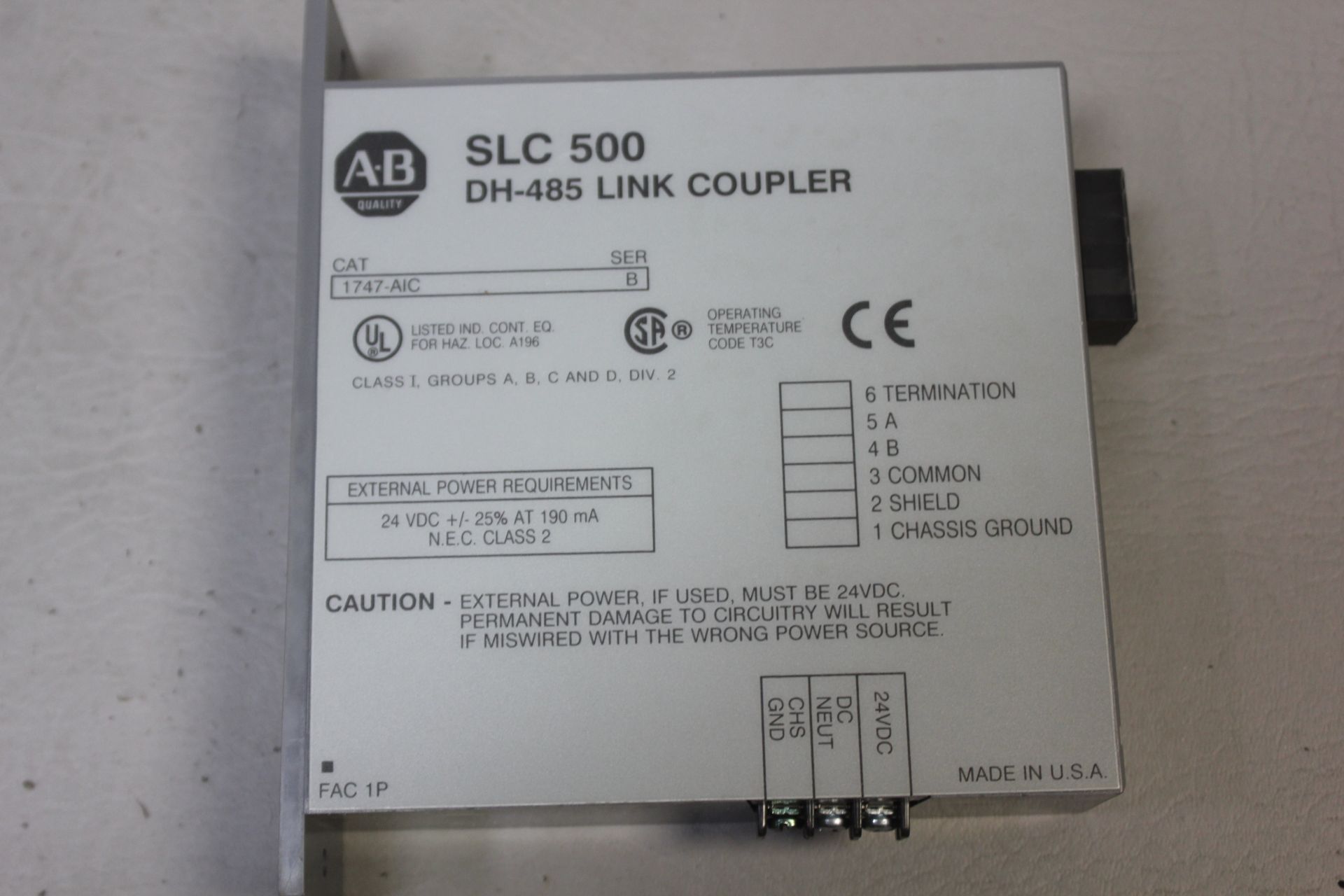 UNUSED ALLEN BRADLEY SCL 500 DH-485 LINK COUPLER - Image 4 of 4