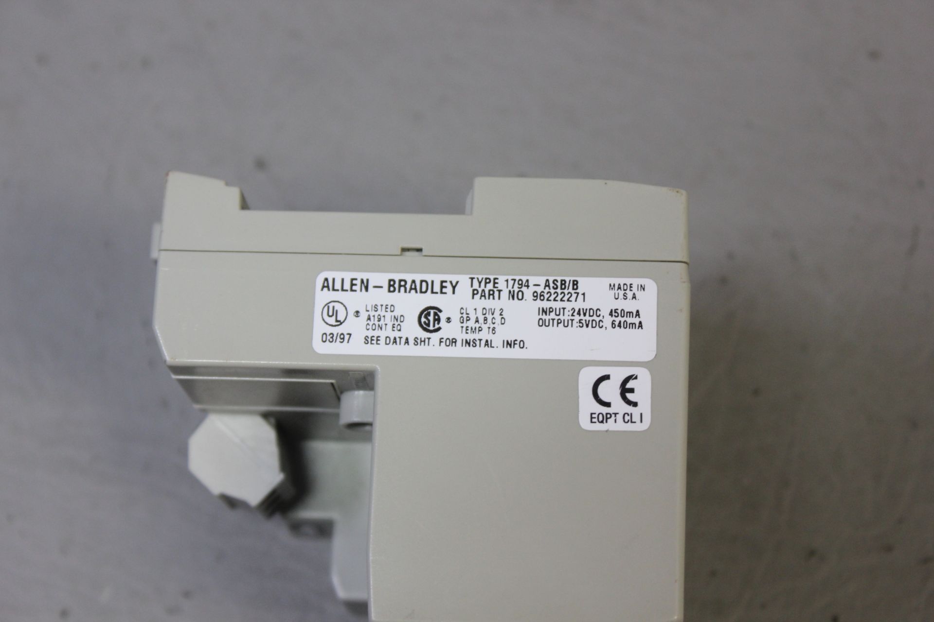 ALLEN BRADLEY FLEX I/O POWER SUPPLY - Image 2 of 2