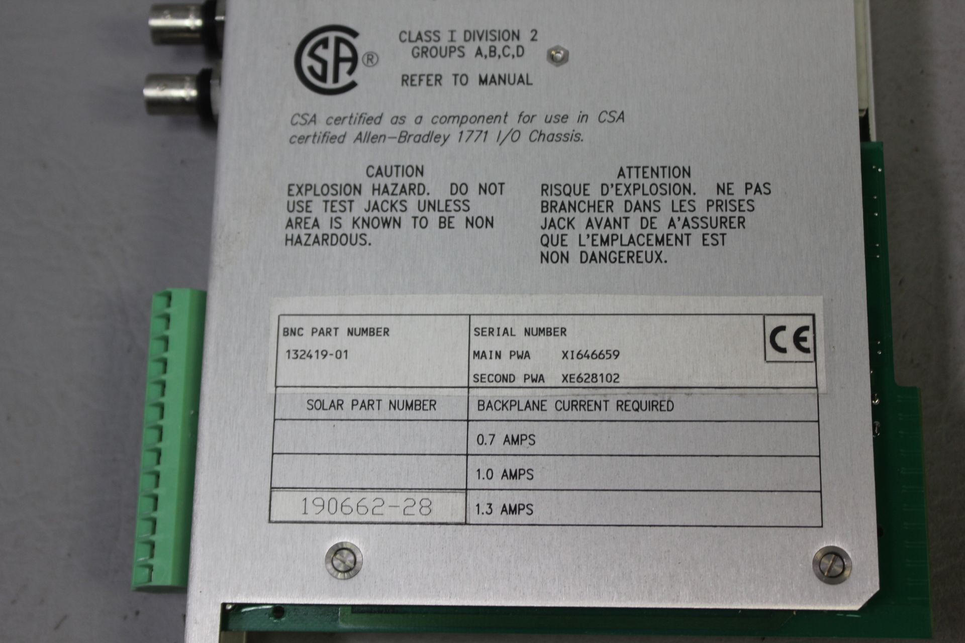 BENTLY NEVADA/ALLEN BRADLEY 4 CHANNEL MONITOR - Image 4 of 4