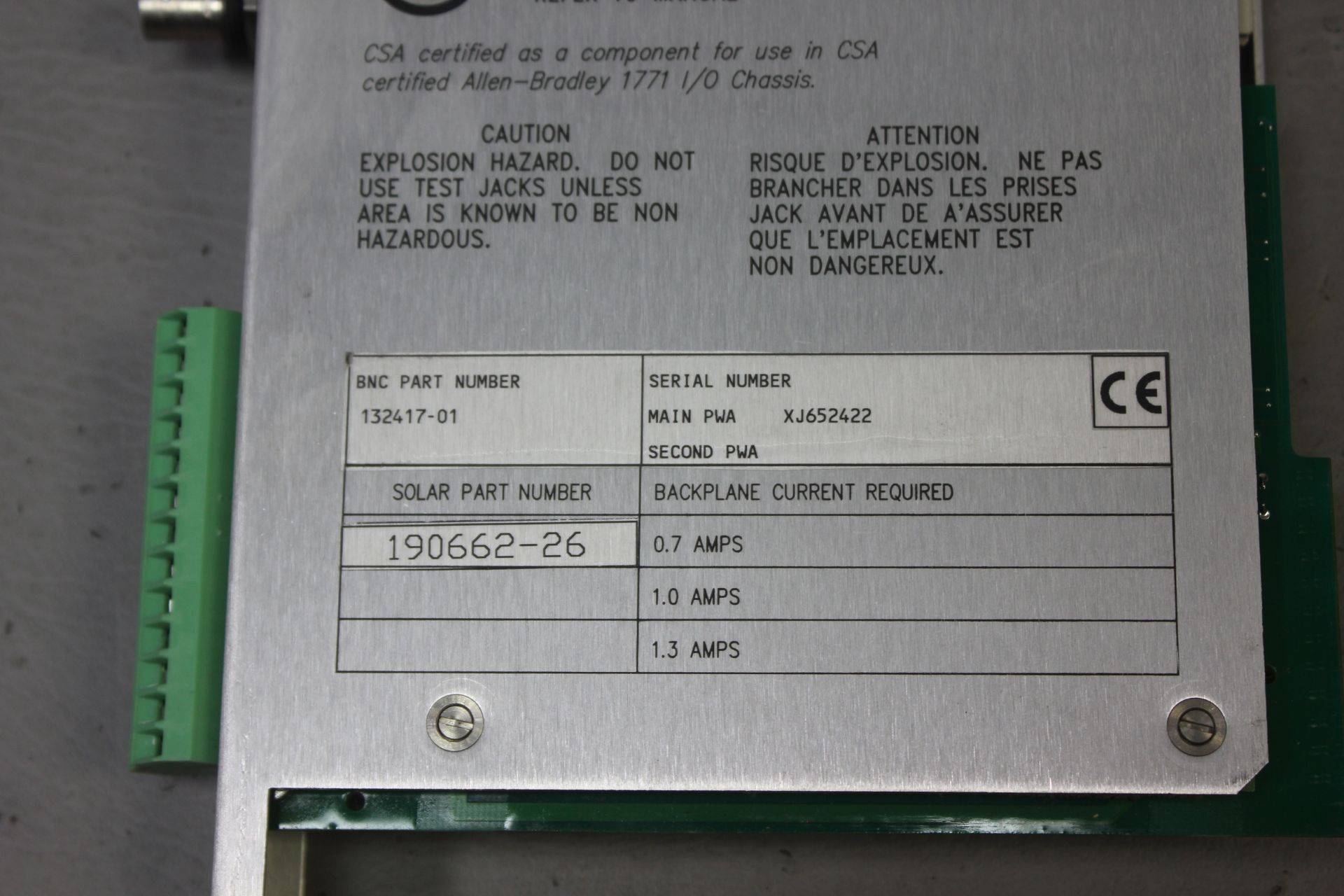 BENTLY NEVADA/ALLEN BRADLEY 4 CHANNEL MONITOR - Image 4 of 5