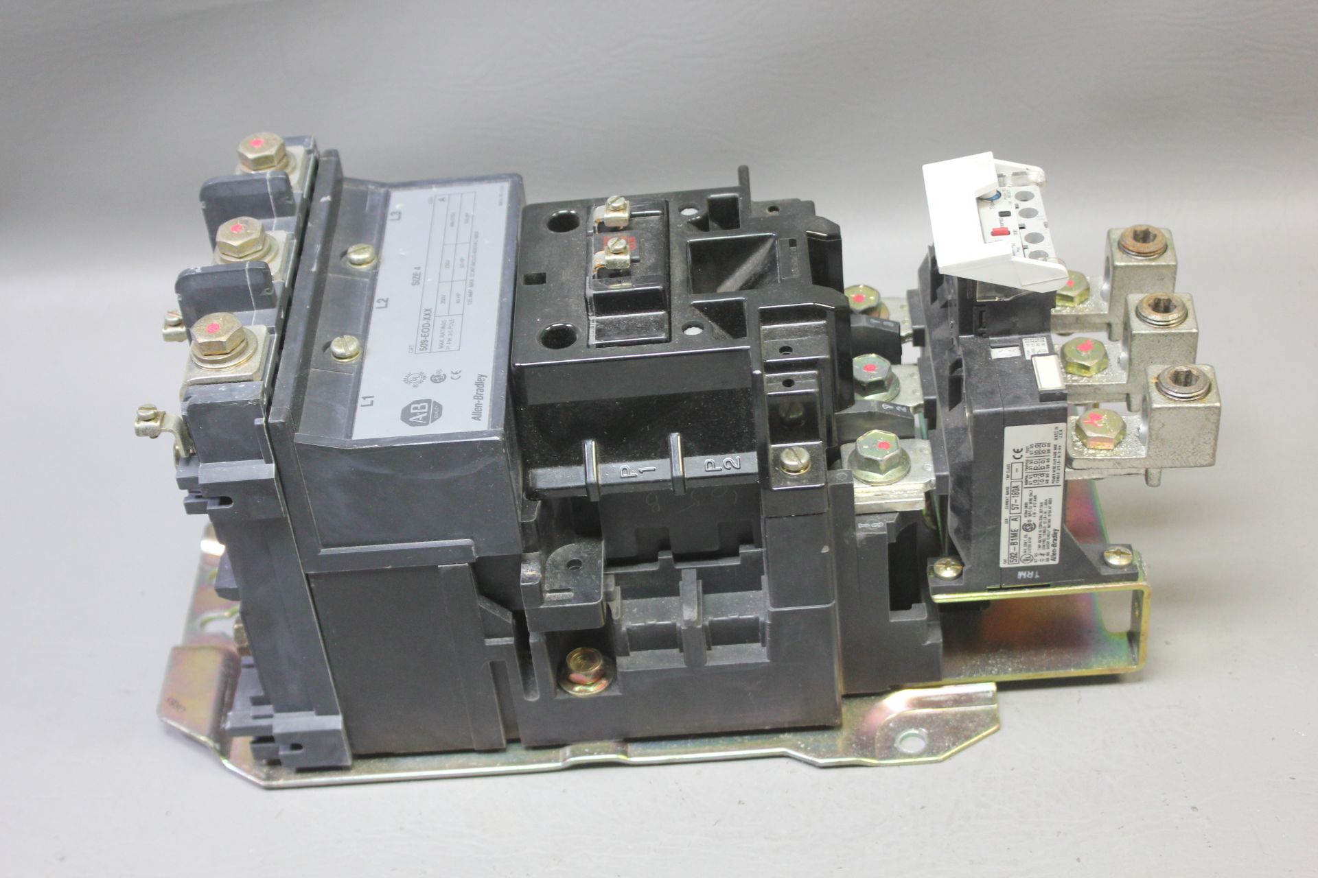 ALLEN BRADLEY SIZE 4 STARTER WITH OVERLOAD RELAY - Image 5 of 7