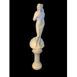 A reconstituted marble statue of the Venus de Milo