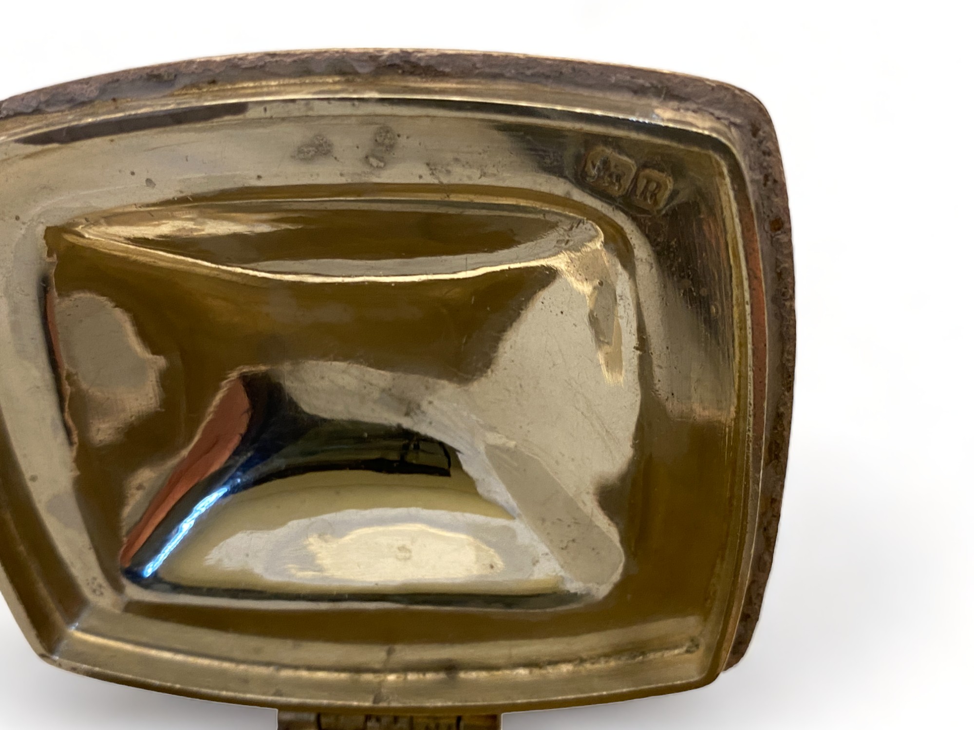 A silver Georgian style tea caddy, William Aitken, Chester, 1900 - Image 6 of 8