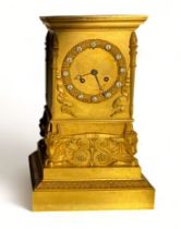 An early 19th century French Empire ormolu mantel clock, by Hémon, Paris