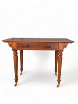 A Victorian mahogany side table attributed to Holland and Sons