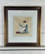 A 19th century watercolour and a pair of prints