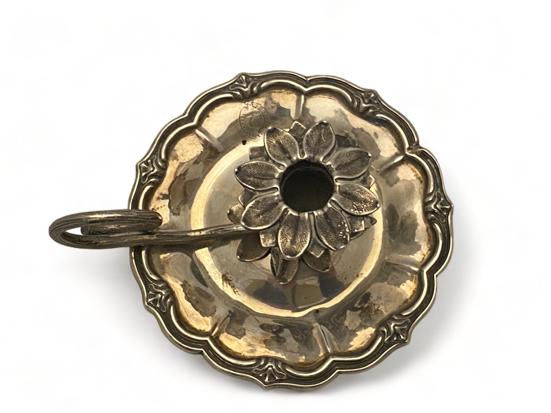 A William IV silver chamberstick with sconce cover, Charles Reily and George Storer, London, 1836 - Image 12 of 16