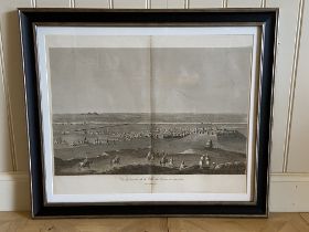 A 19th century framed engraving, Vue Generale de la Ville du Caire et environs