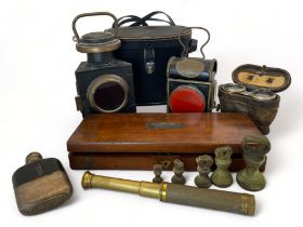 A group of miscellaneous vintage and antique objects