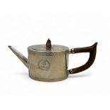 A George III silver teapot, Aldridge and Green, London, 1777