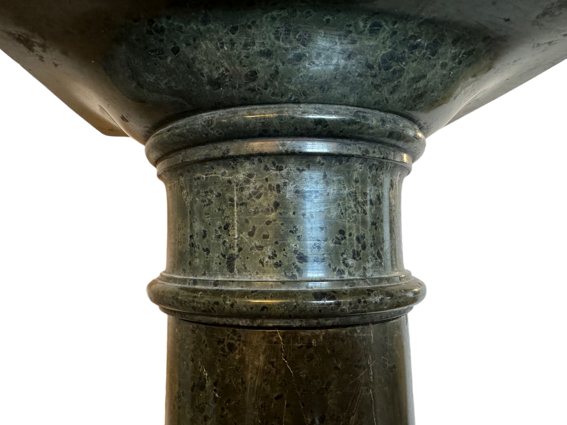 A late 19th century green granite column - Image 5 of 5