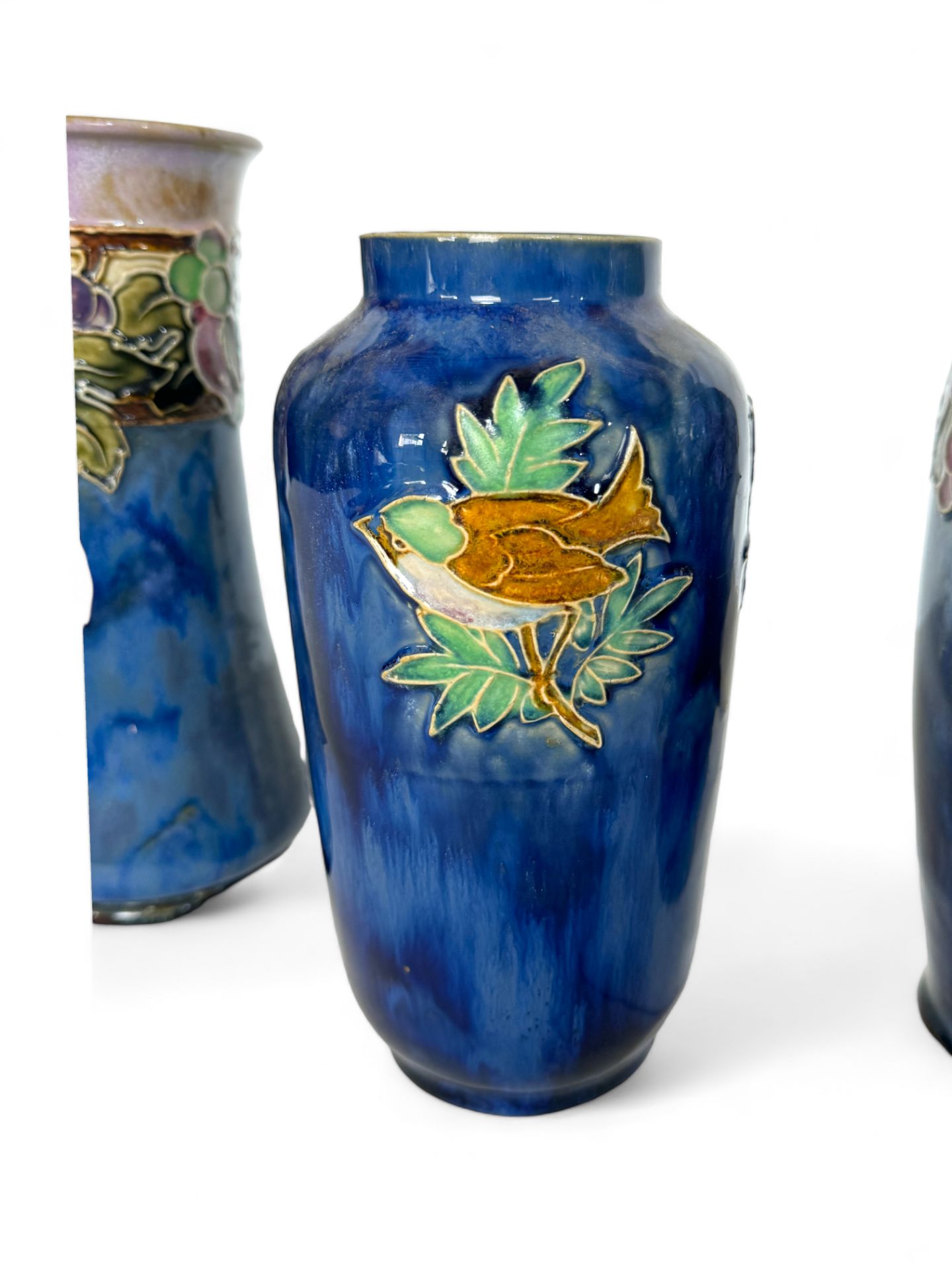 Four various Royal Doulton tube-lined vases - Image 8 of 9