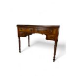 A Regency mahogany dressing table