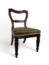 A George IV mahogany dining chair attributed to Gillows