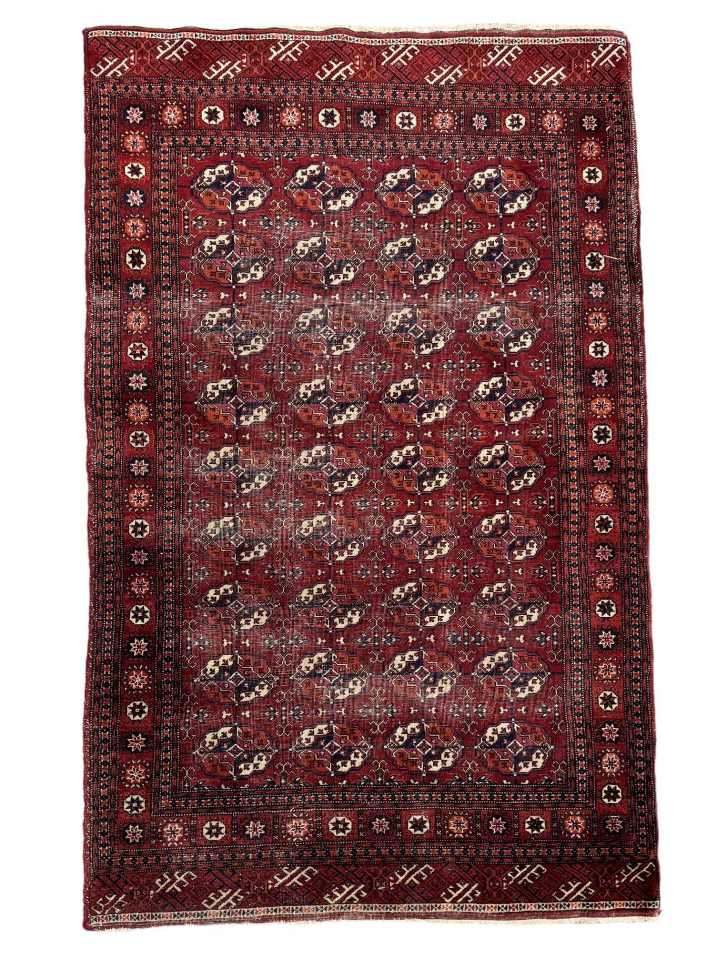 A Tekke Bokhara rug, mid 20th century - Image 6 of 10