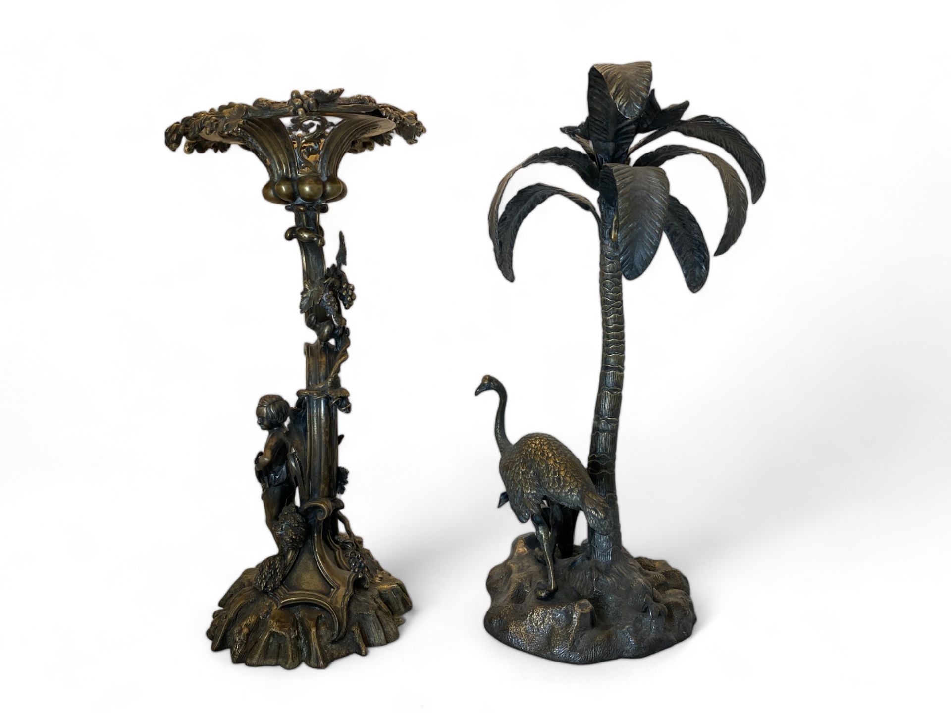 Two 19th century electroplated candlestick centrepieces - Image 3 of 11