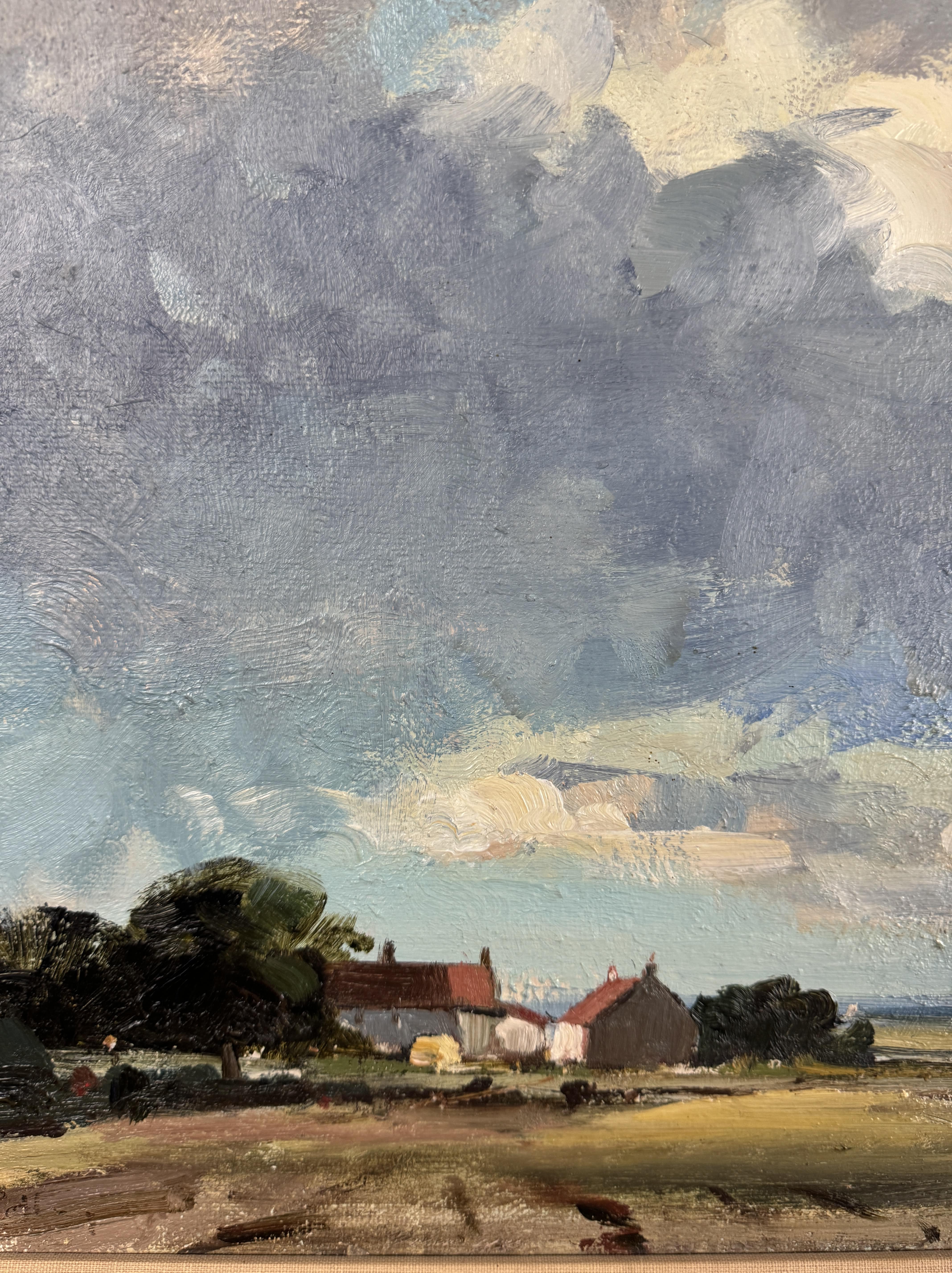 Roy Petley (British b.1950) Landscape with farmhouse - Image 2 of 5