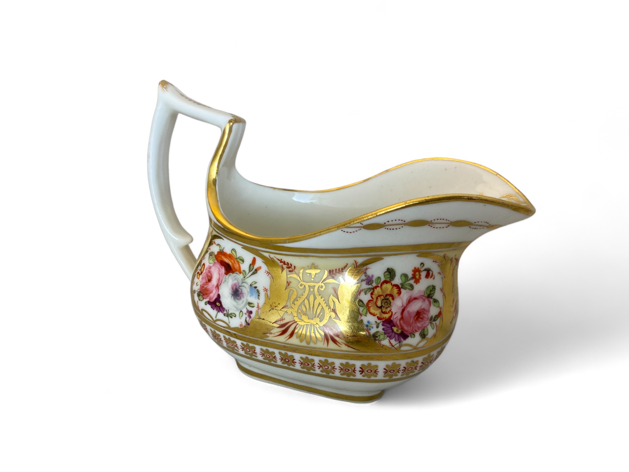 An early 19th century Coalport floral decorated part tea service - Image 4 of 10