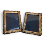 A pair of Victorian style silver photograph frames, Keyford Frames Ltd, 1989