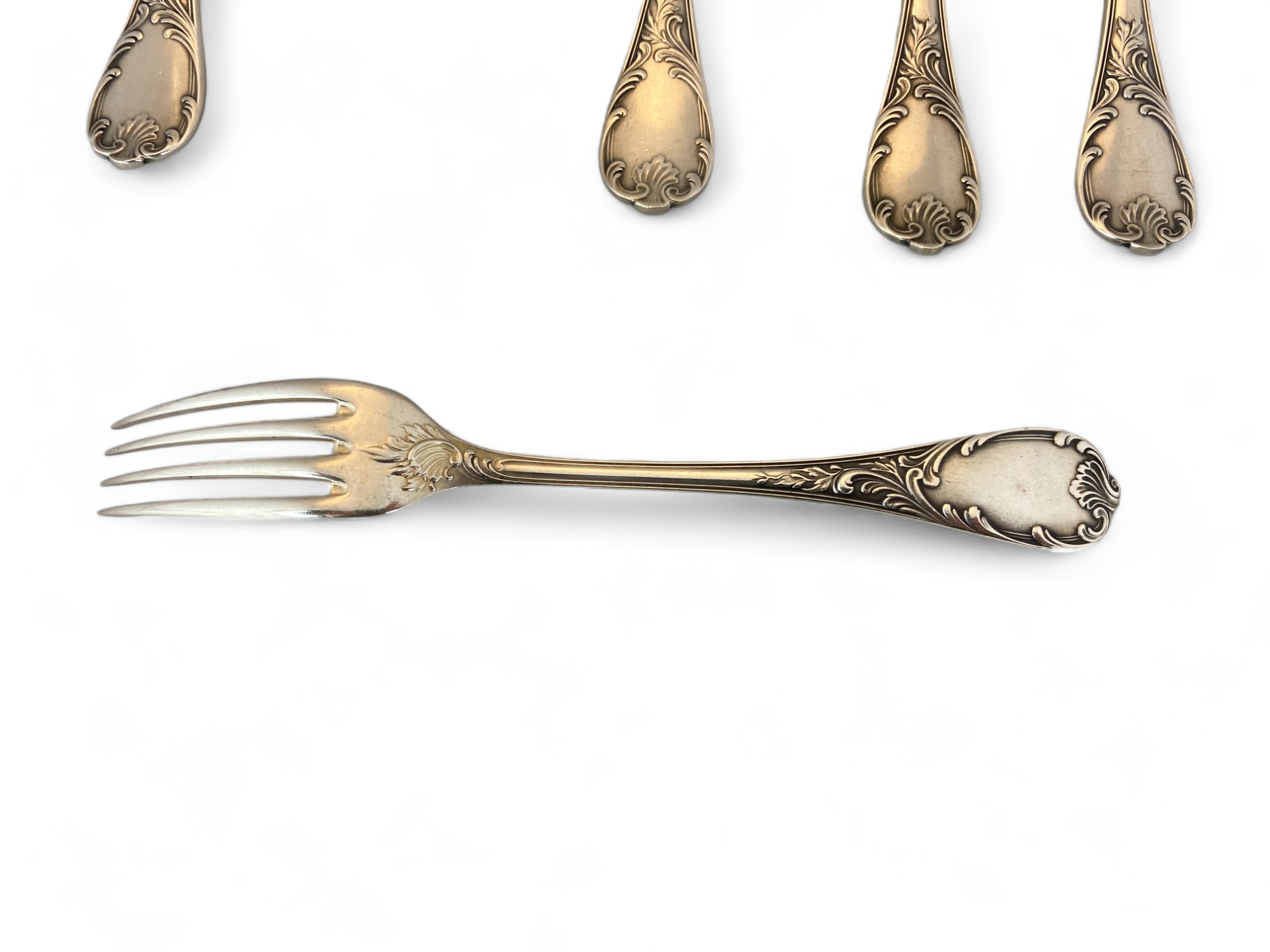 An extensive composite canteen of mostly silver plated Marly pattern cutlery by Christofle, Paris - Image 12 of 99