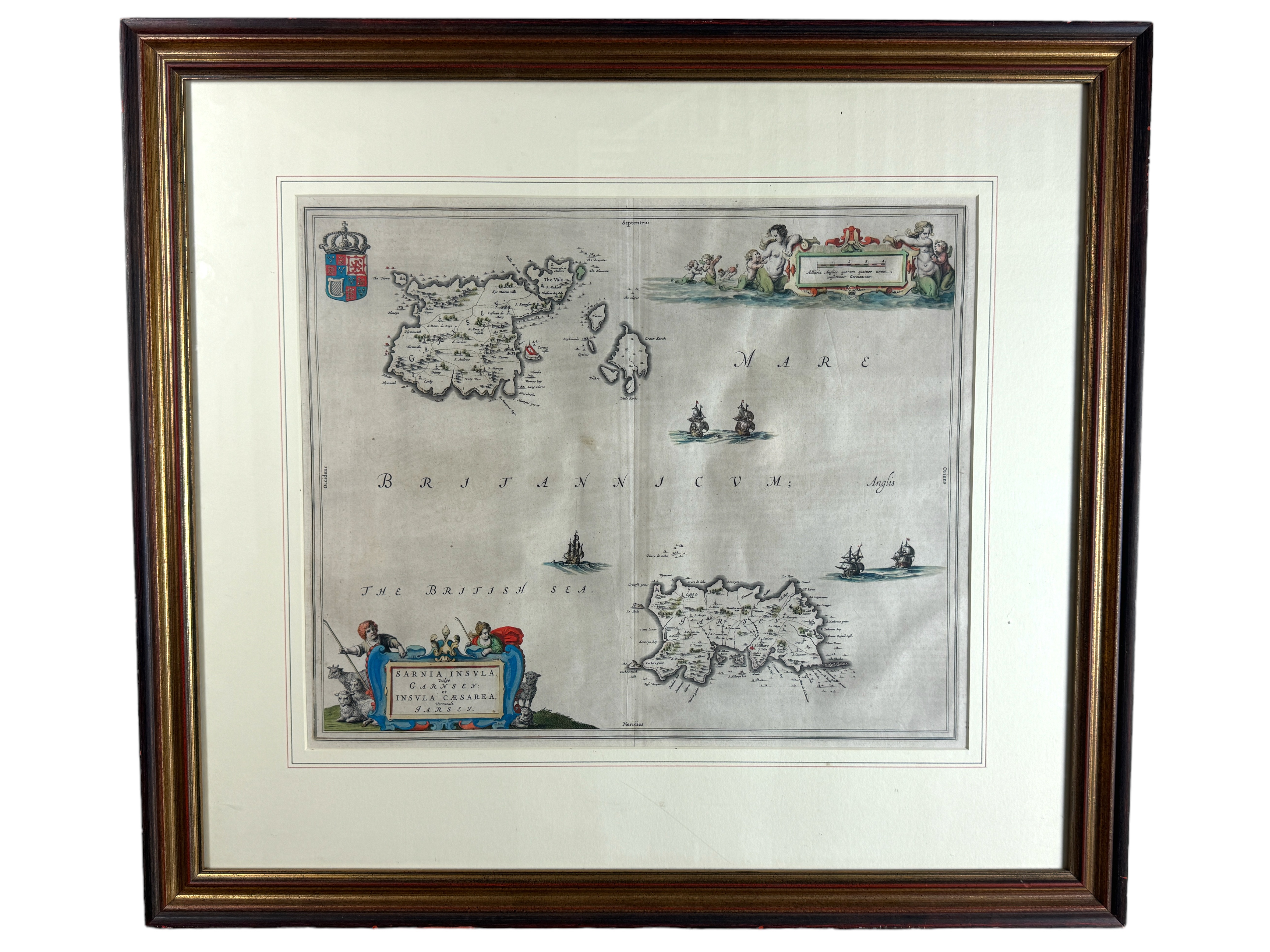 Two framed antique maps of the Channel Islands - Image 2 of 10